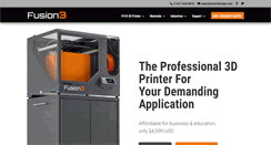 Desktop Screenshot of fusion3design.com
